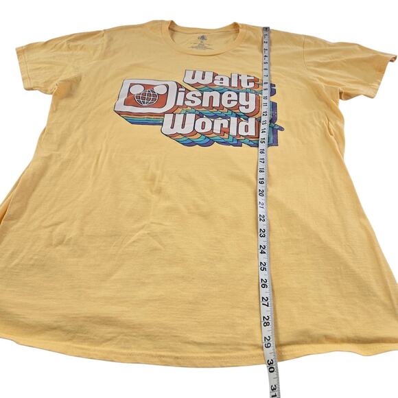 Walt Disney World Retro Graphic T-Shirt Unisex Adult XL Yellow Short Sleeve Top - Picture 7 of 7